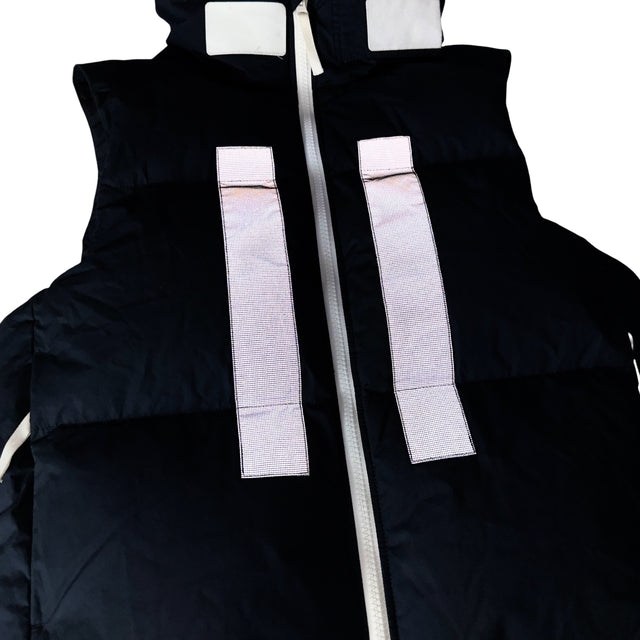 A/W 23 Stone Island Marina Rubber Wax Poplin Down Reflective Puffer Gilet
