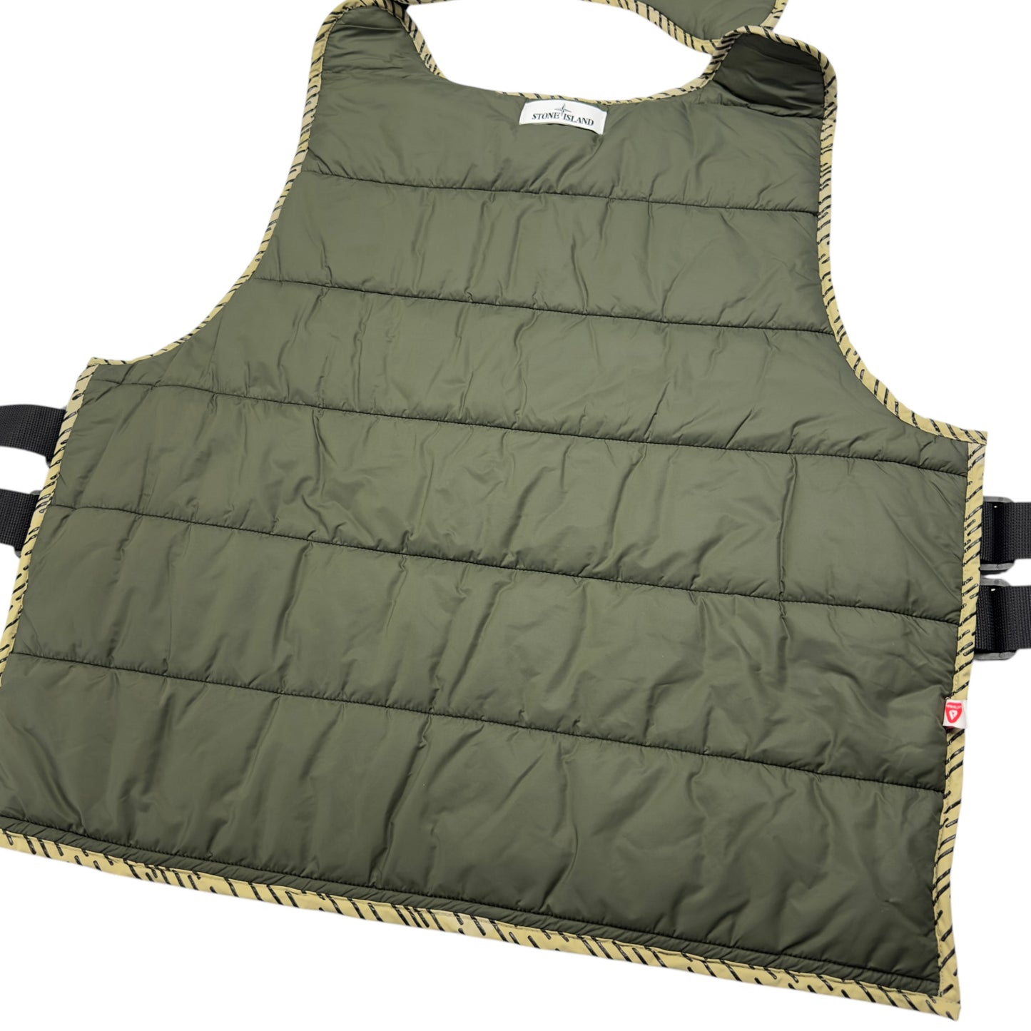 A/W 21 Stone Island Rain Camo Reflective Vest With Primaloft