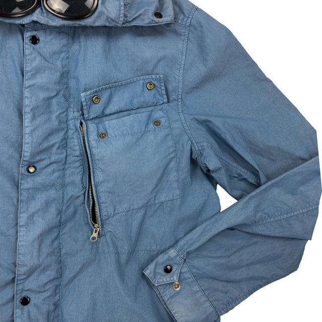 C.P. Company Garment Dyed 50 Fili Goggle Hooded Jacket