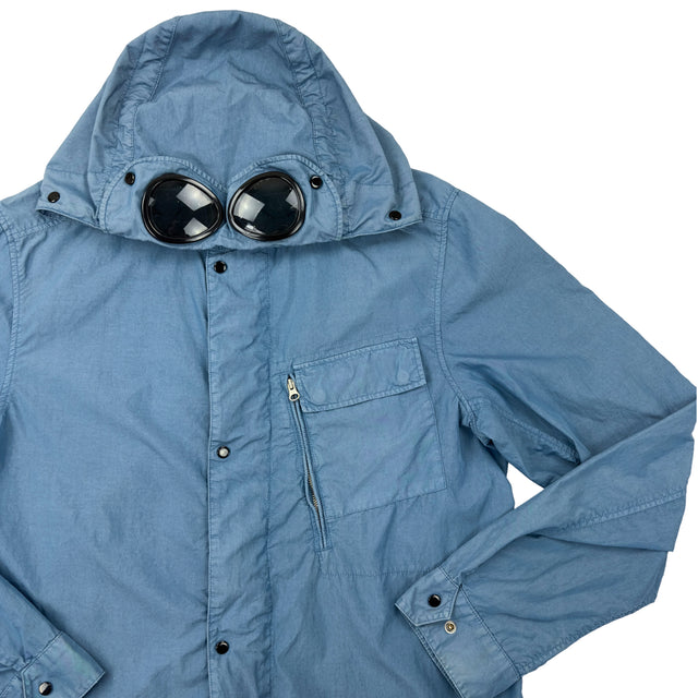 C.P. Company Garment Dyed 50 Fili Goggle Hooded Jacket