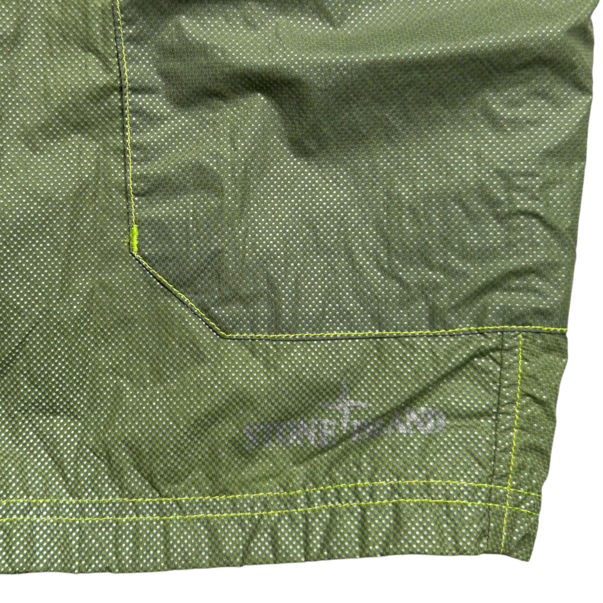 S/S 16 Stone Island Pixel Reflective Shorts - Green