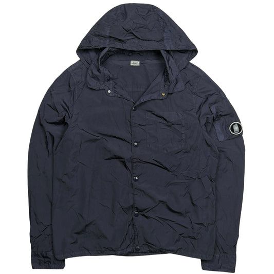 C.P. Company Chrome Hooded Overshirt - Navy