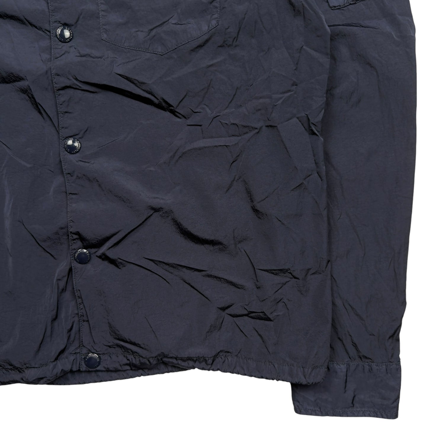 C.P. Company Chrome Hooded Overshirt - Navy
