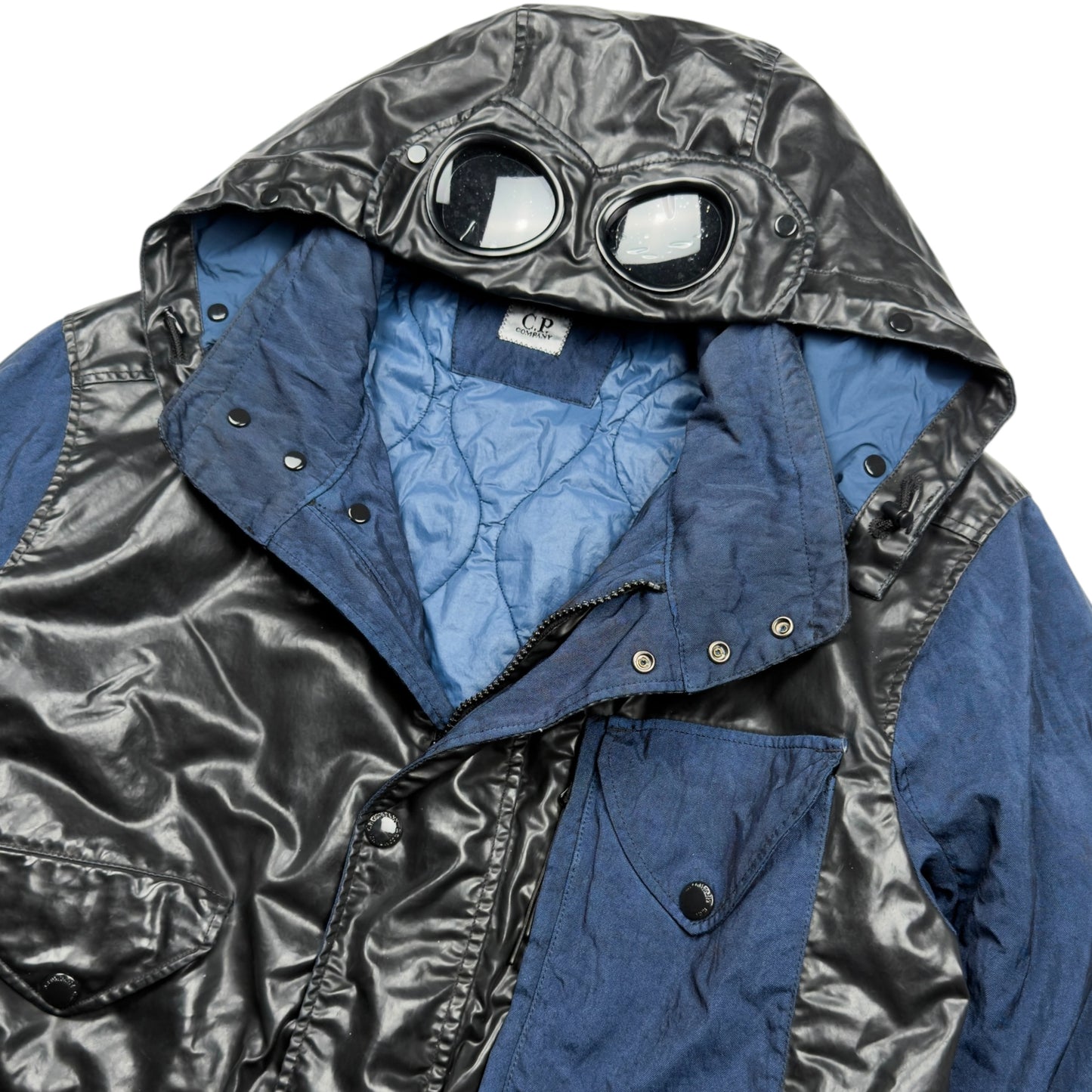 C.P. Company Quartz Goggle Jacket - Blue / Black