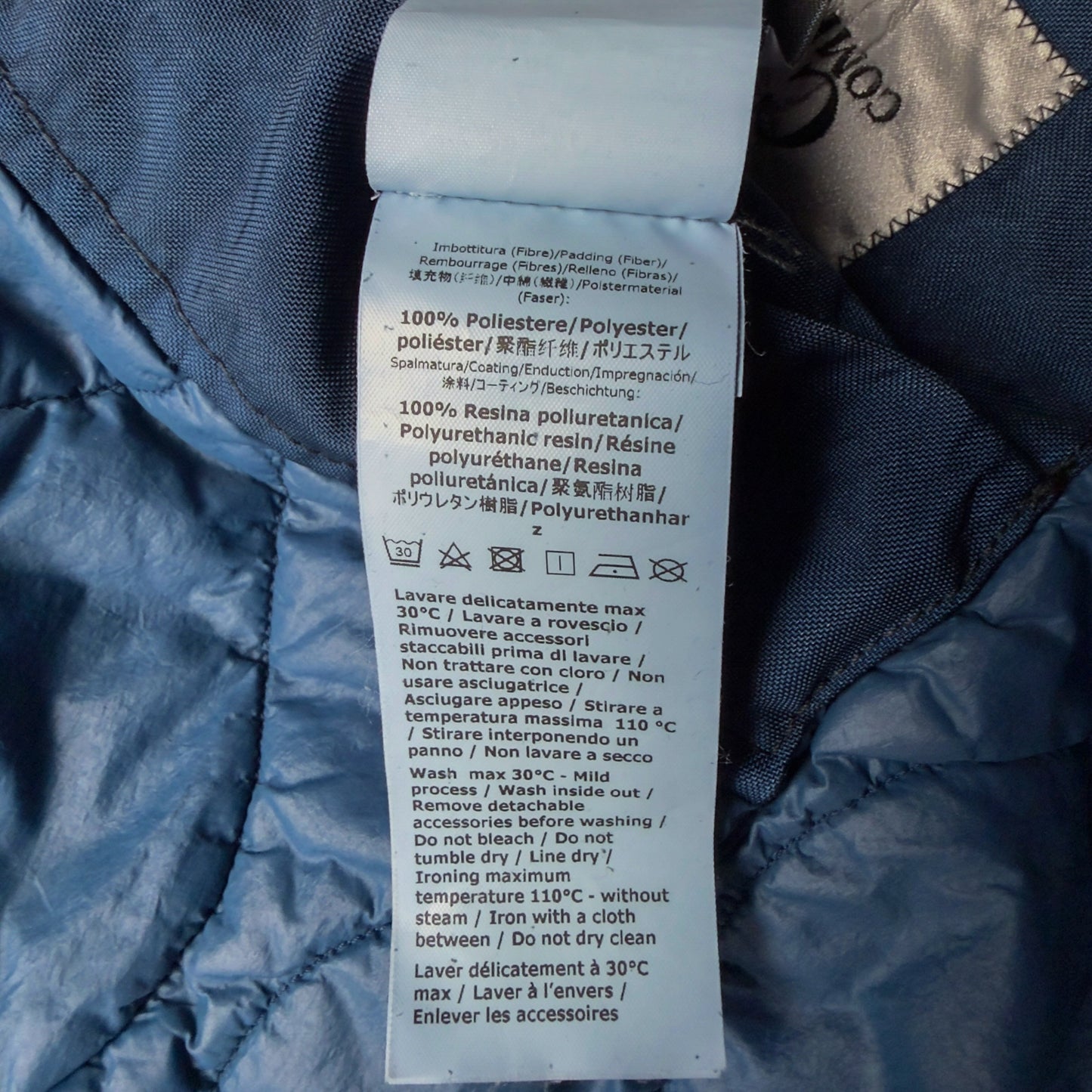 C.P. Company Quartz Goggle Jacket - Blue / Black
