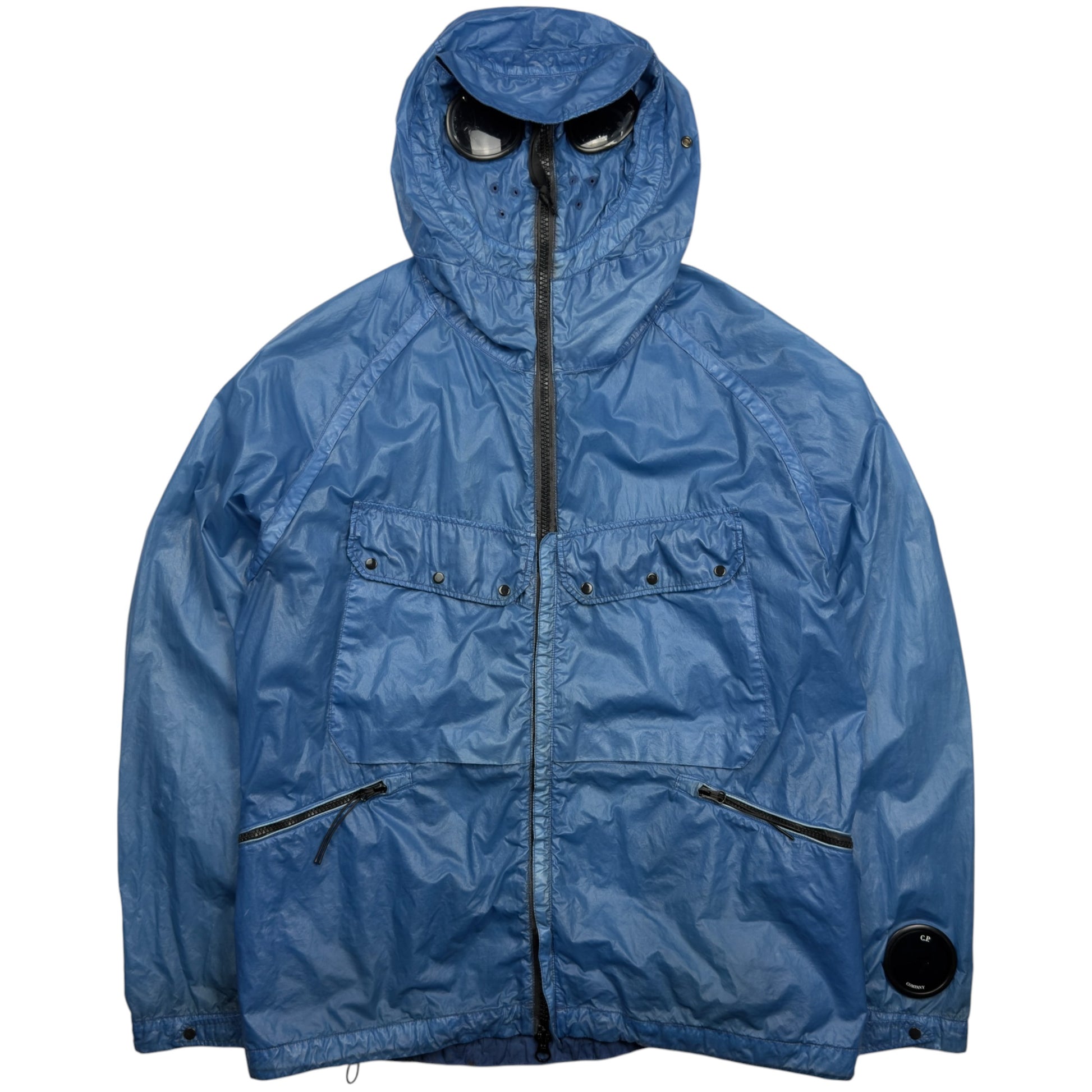 C.P. Company Nyber Explorer Goggle Jacket - Blue
