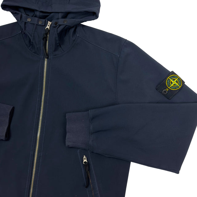 S/S 18 Stone Island Light Soft Shell - R - Navy