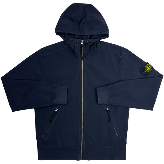 S/S 18 Stone Island Light Soft Shell - R - Navy