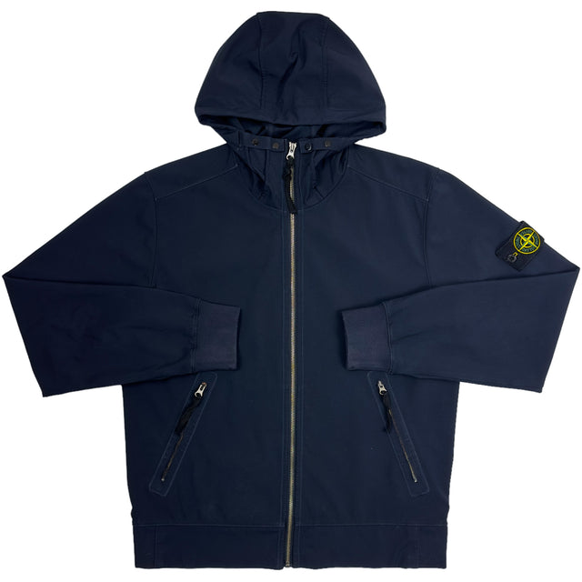 S/S 18 Stone Island Light Soft Shell - R - Navy