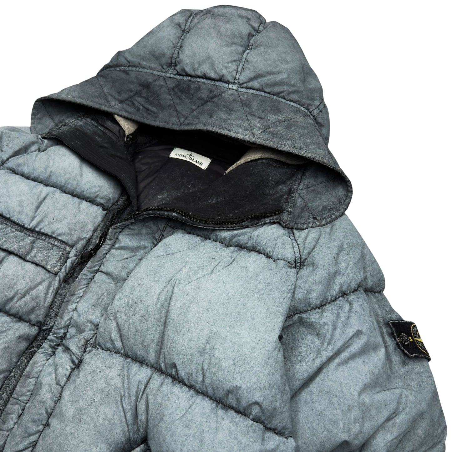 A/W 17 Stone Island Tela Nylon Down With Frost Finish Puffer Jacket