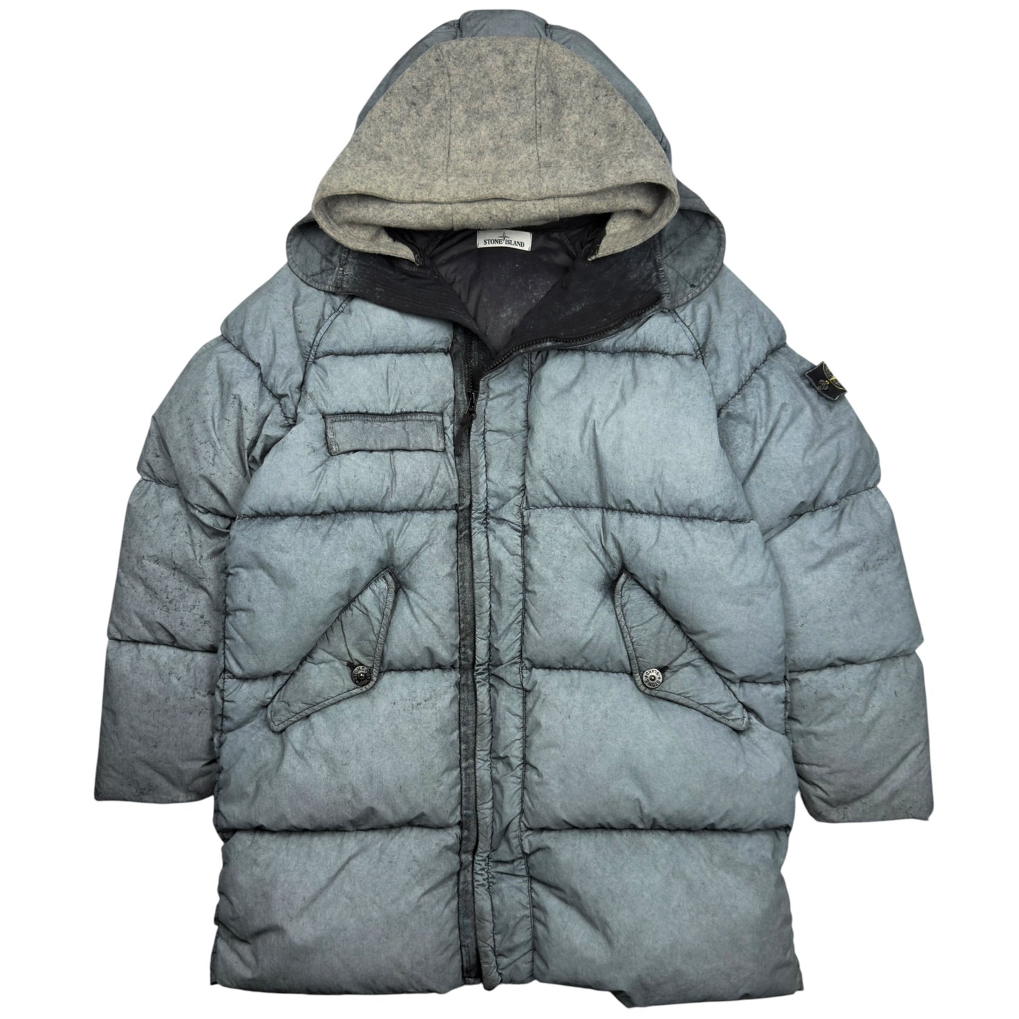 A/W 17 Stone Island Tela Nylon Down With Frost Finish Puffer Jacket