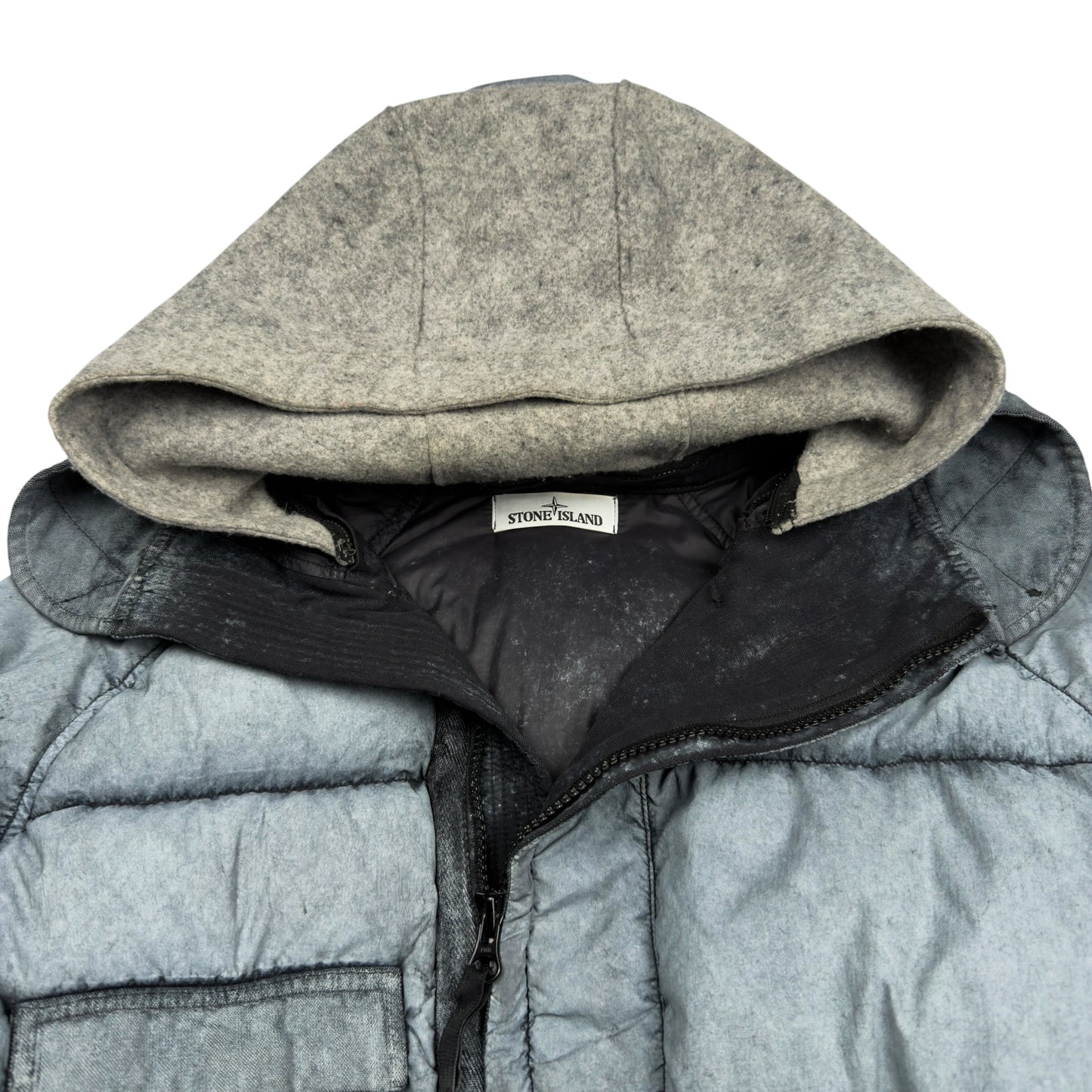 A/W 17 Stone Island Tela Nylon Down With Frost Finish Puffer Jacket