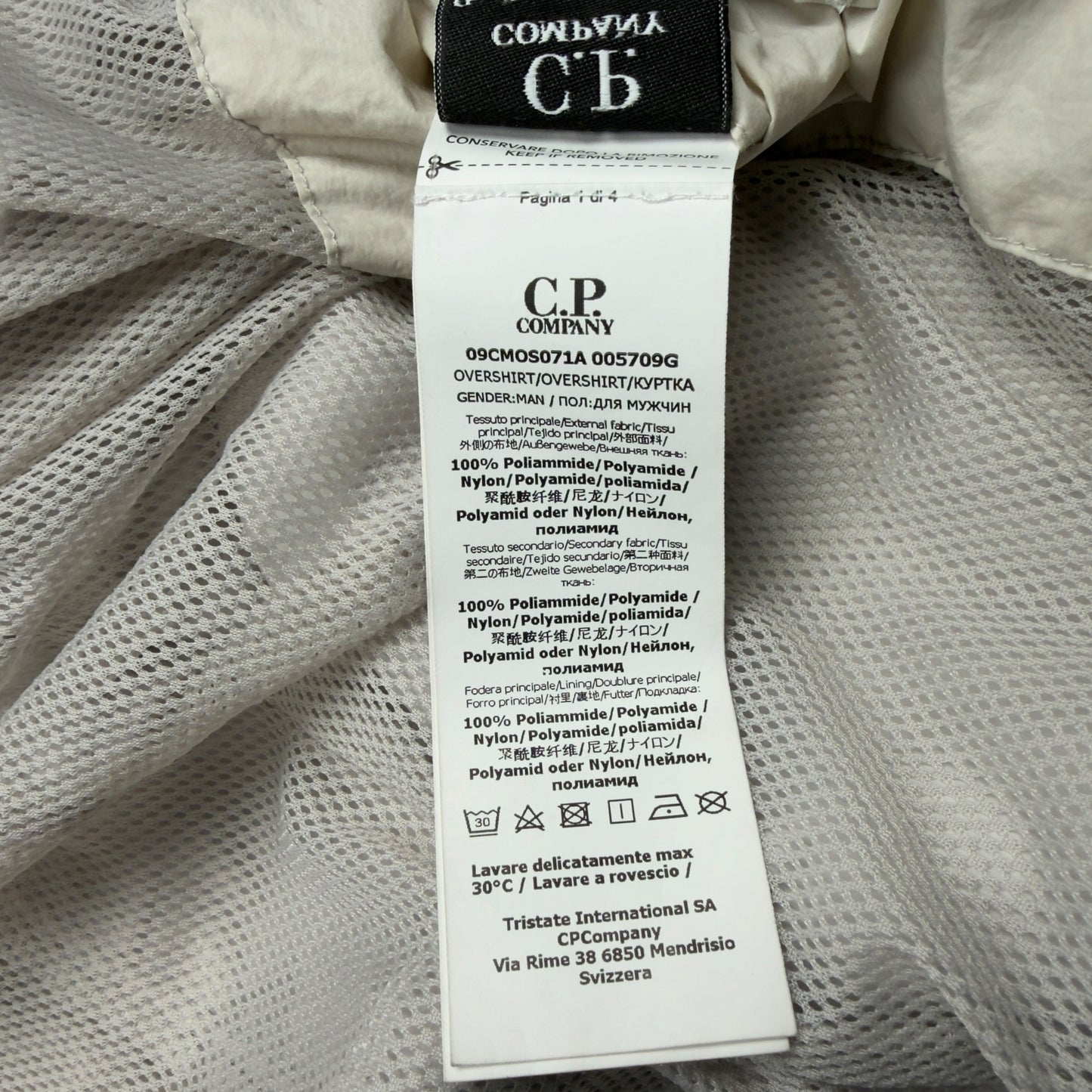 C.P. Company M.T.t.N. Goggle Jacket - Grey