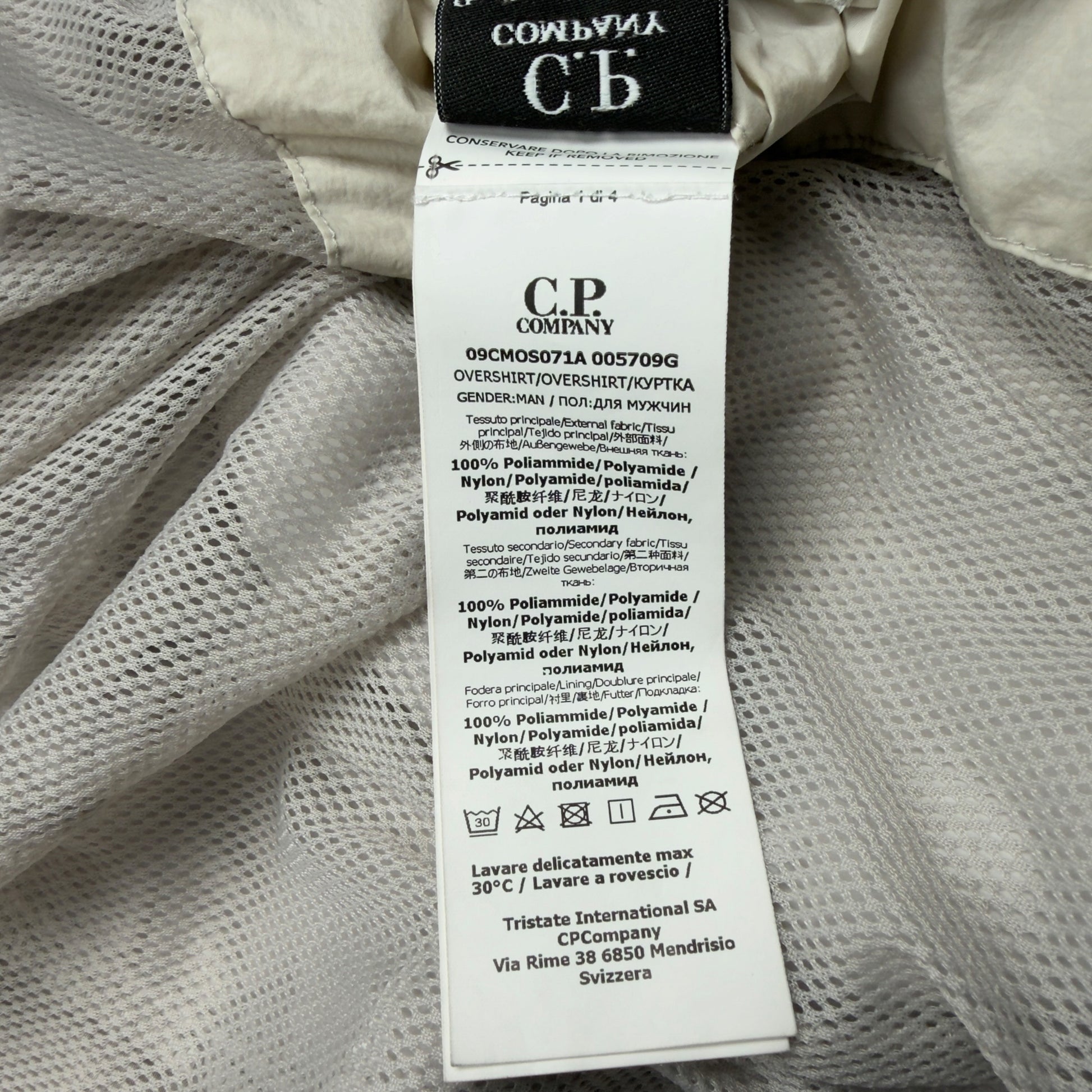 C.P. Company M.T.t.N. Goggle Jacket - Grey