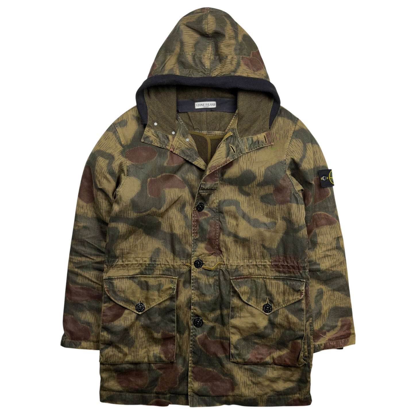 A/W 07 Stone Island Marsh Camo Raso Watro Parka Jacket