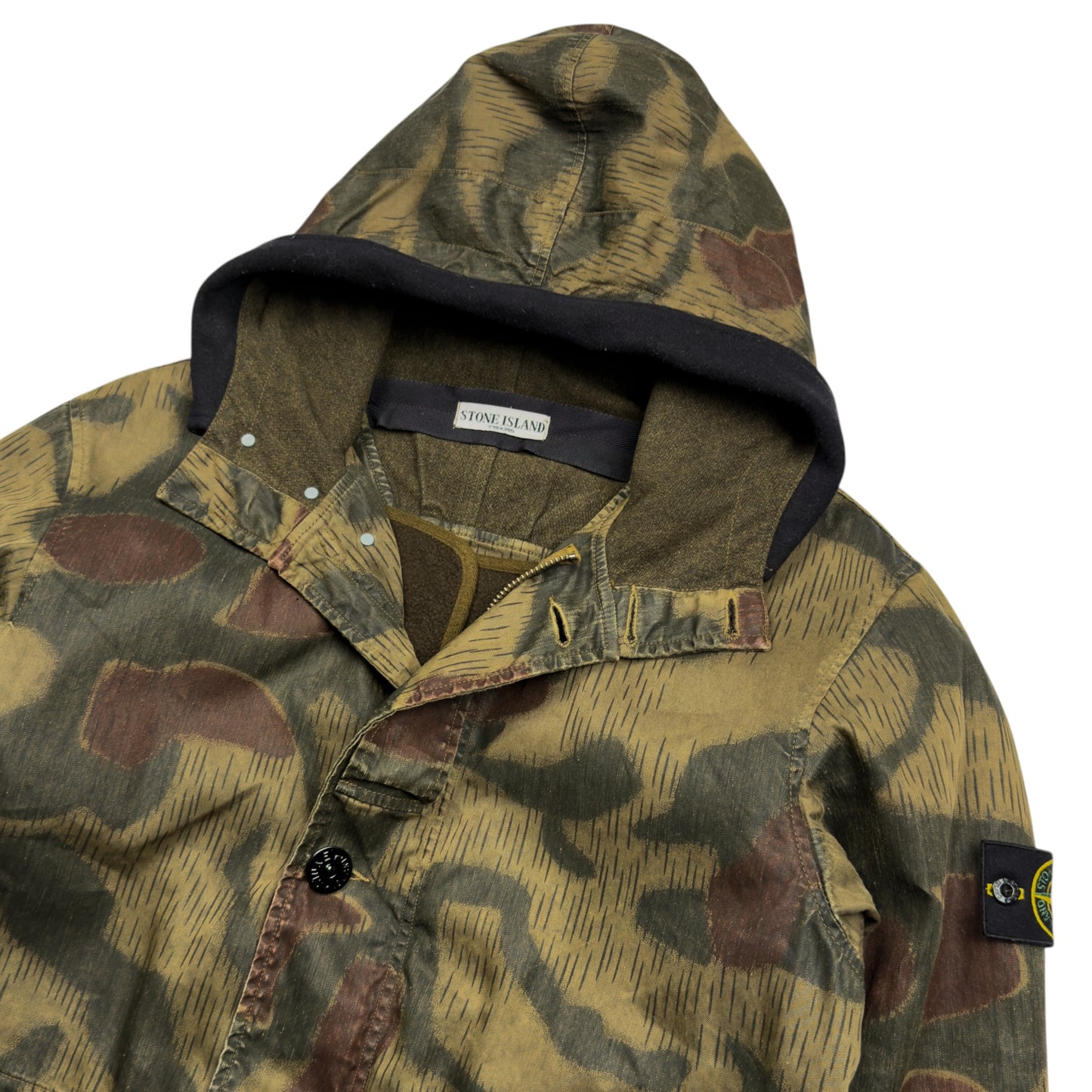 A/W 07 Stone Island Marsh Camo Raso Watro Parka Jacket