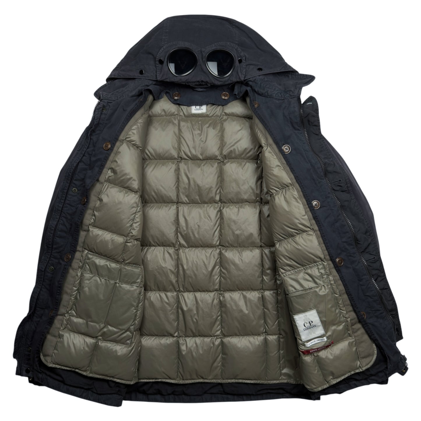 C.P. Company 50 Fili La Mille Down Lined Goggle Jacket