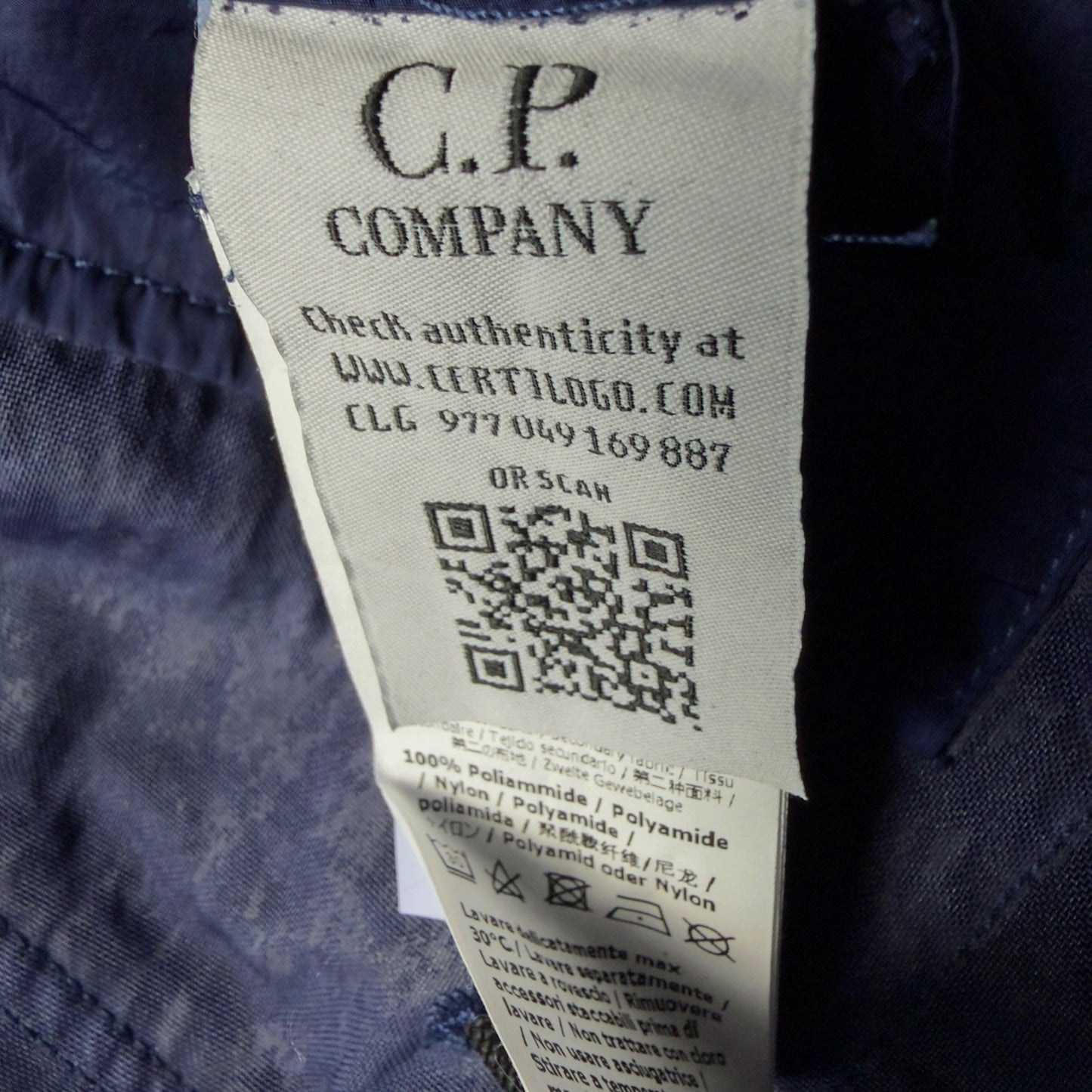 C.P. Company Quartz La Mille Goggle Jacket - Navy