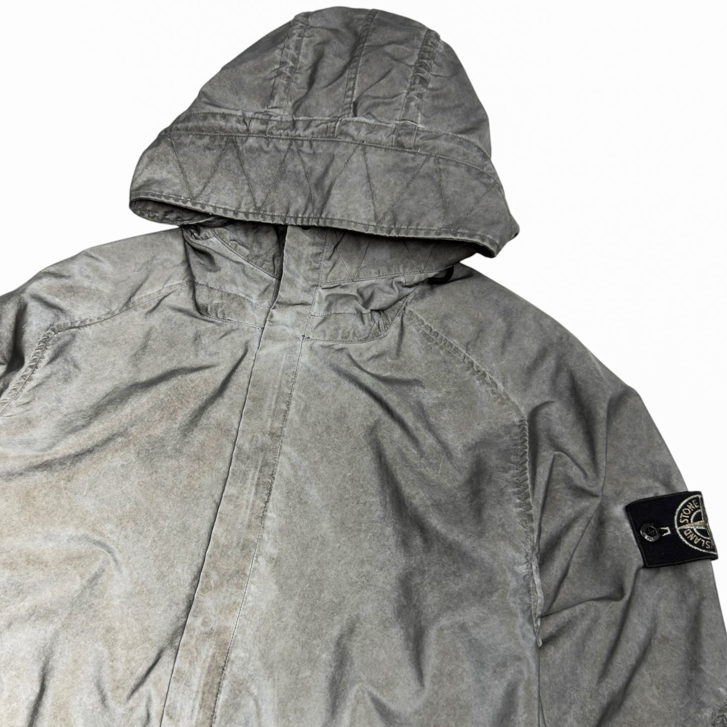 S/S 20 Stone Island Plated Reflective with Dust Colour Finish Special Process Jacket