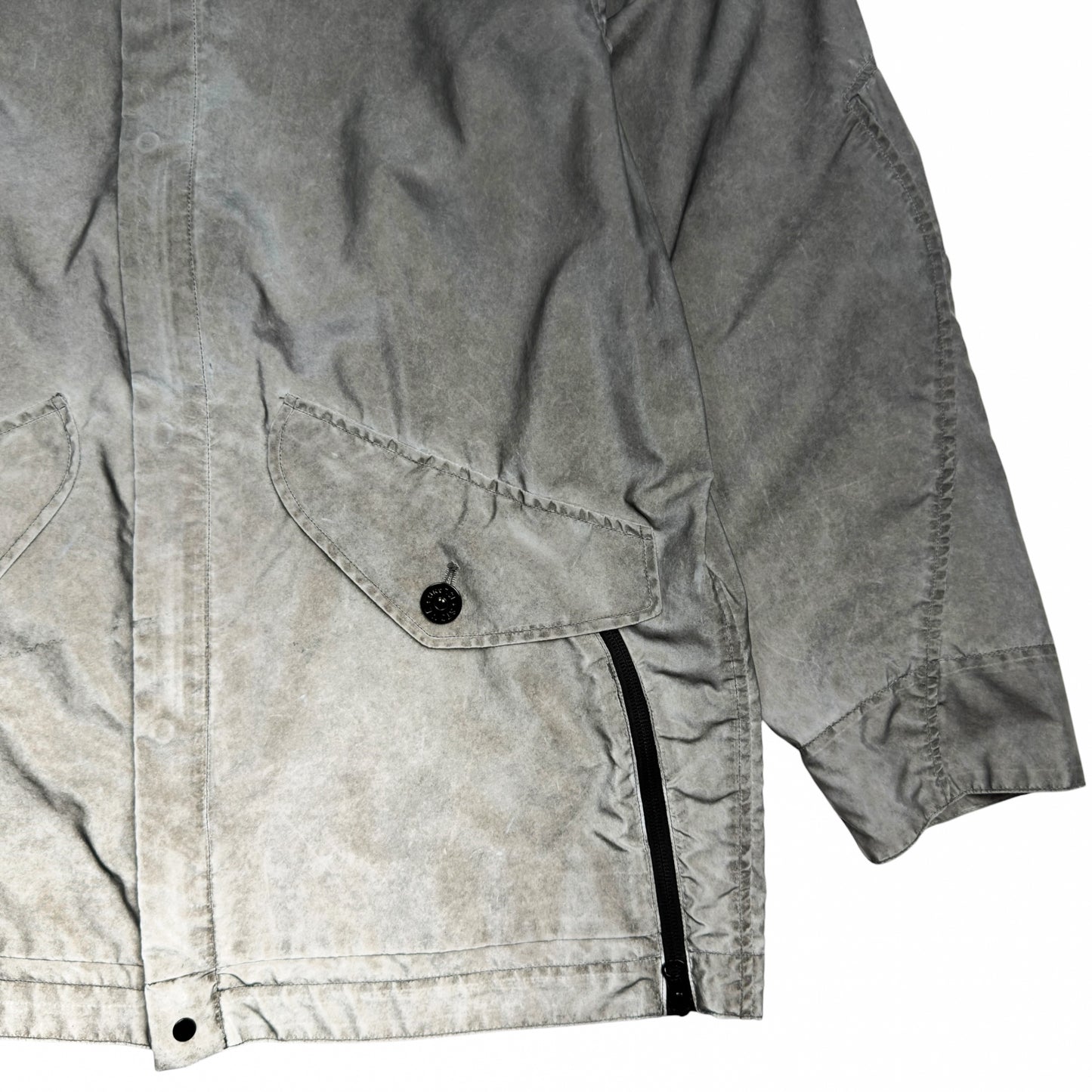 S/S 20 Stone Island Plated Reflective with Dust Colour Finish Special Process Jacket