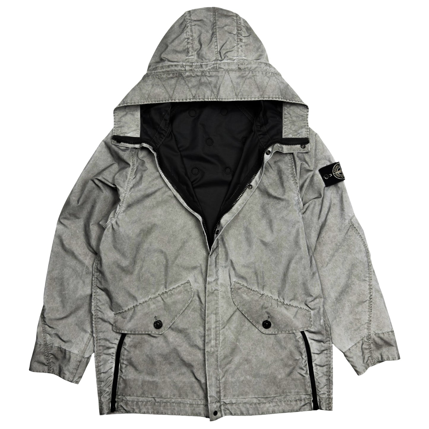 S/S 20 Stone Island Plated Reflective with Dust Colour Finish Special Process Jacket