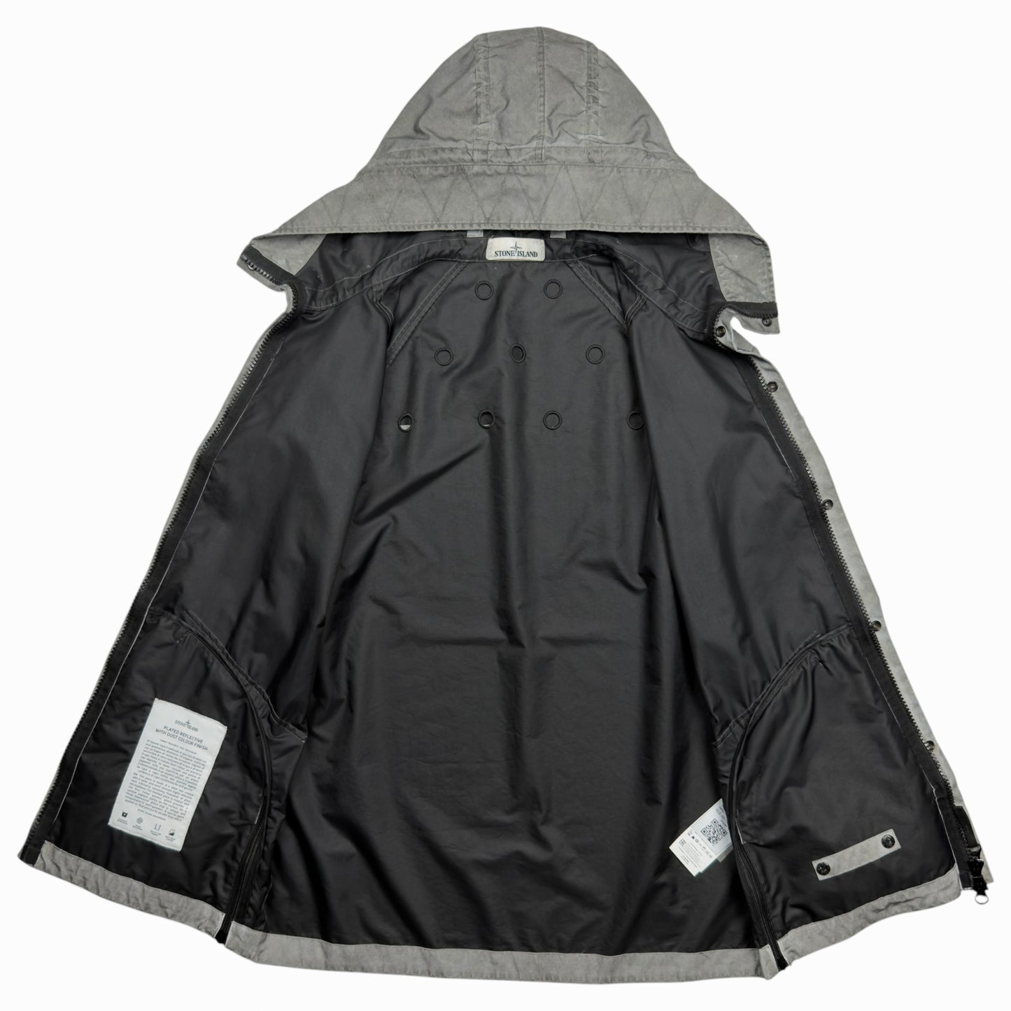 S/S 20 Stone Island Plated Reflective with Dust Colour Finish Special Process Jacket