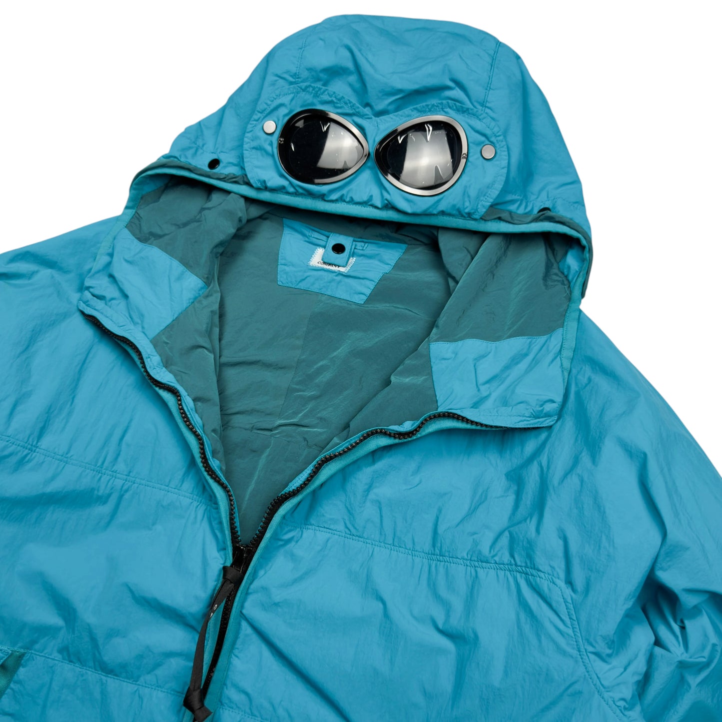 C.P. Company GDP Polartec Goggle Hooded Jacket - Blue