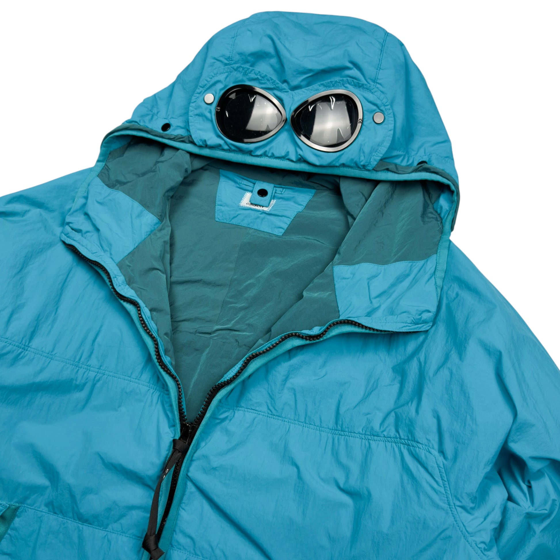 C.P. Company GDP Polartec Goggle Hooded Jacket - Blue