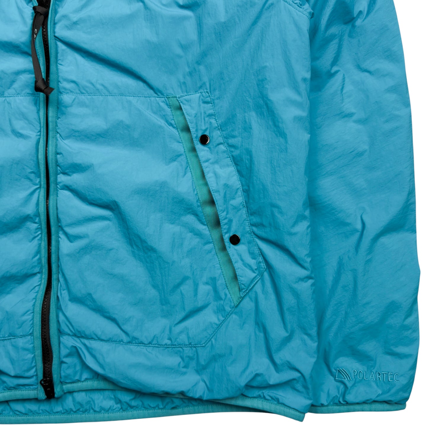 C.P. Company GDP Polartec Goggle Hooded Jacket - Blue