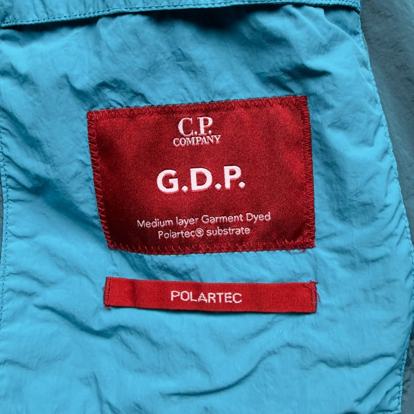 C.P. Company GDP Polartec Goggle Hooded Jacket - Blue