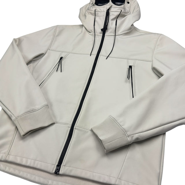 C.P. Company Soft Shell Goggle Jacket - Cream