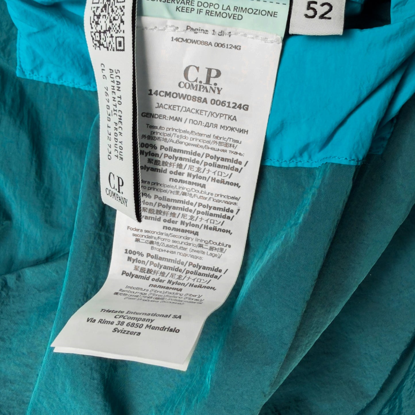 C.P. Company GDP Polartec Goggle Hooded Jacket - Blue