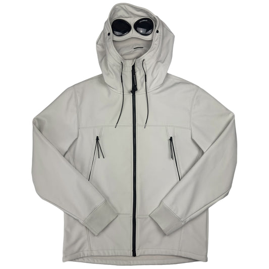 C.P. Company Soft Shell Goggle Jacket - Cream