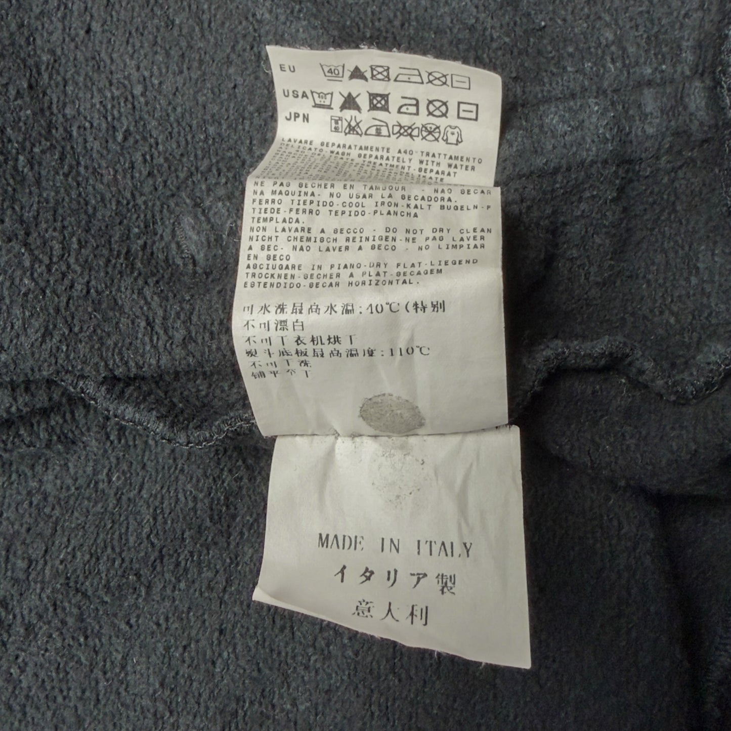 A/W 09 Stone Island Denims Face Mask Full Zip Hoodie