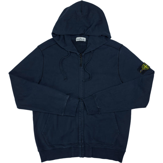 S/S 19 Stone Island Full Zip Hoodie - Dark Navy