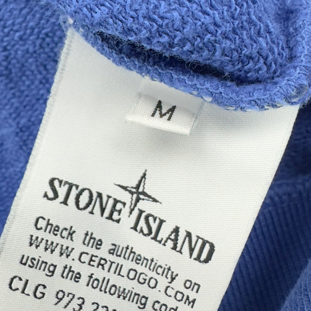 S/S 14 Stone Island Patch Hoodie - Blue