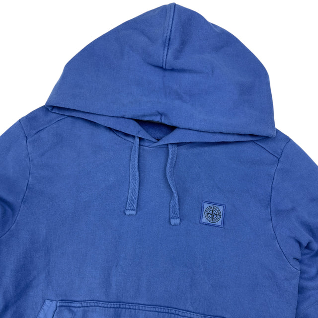 S/S 14 Stone Island Patch Hoodie - Blue