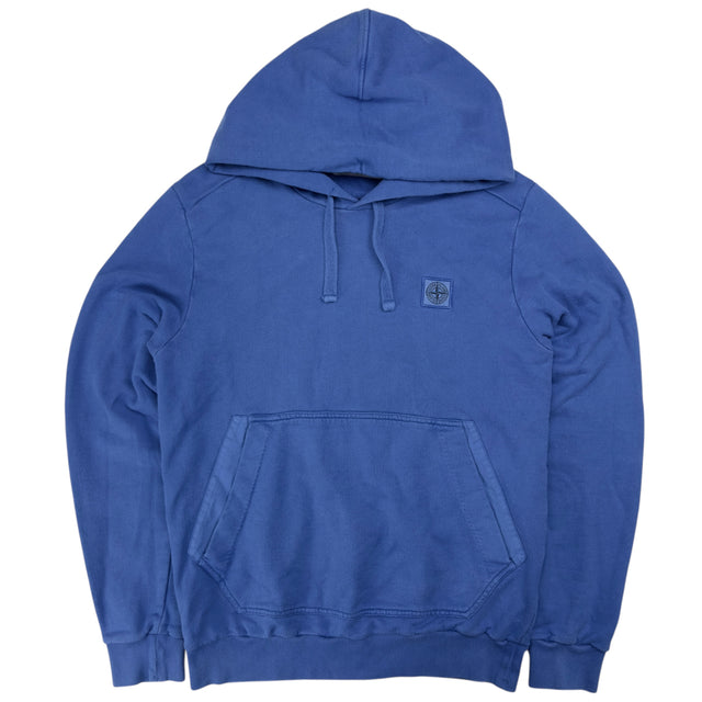 S/S 14 Stone Island Patch Hoodie - Blue