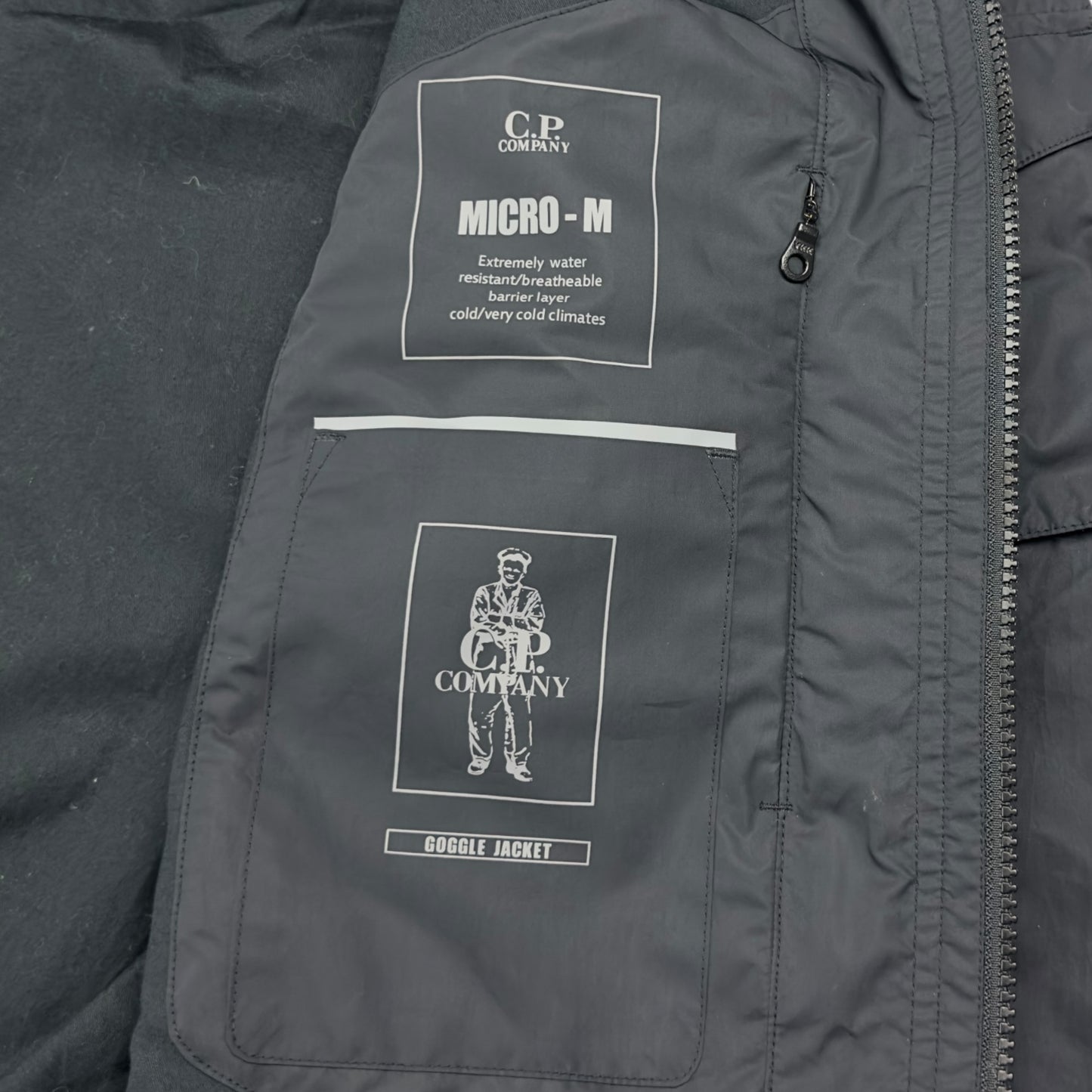 C.P. Company Micro M Goggle Jacket - Grey