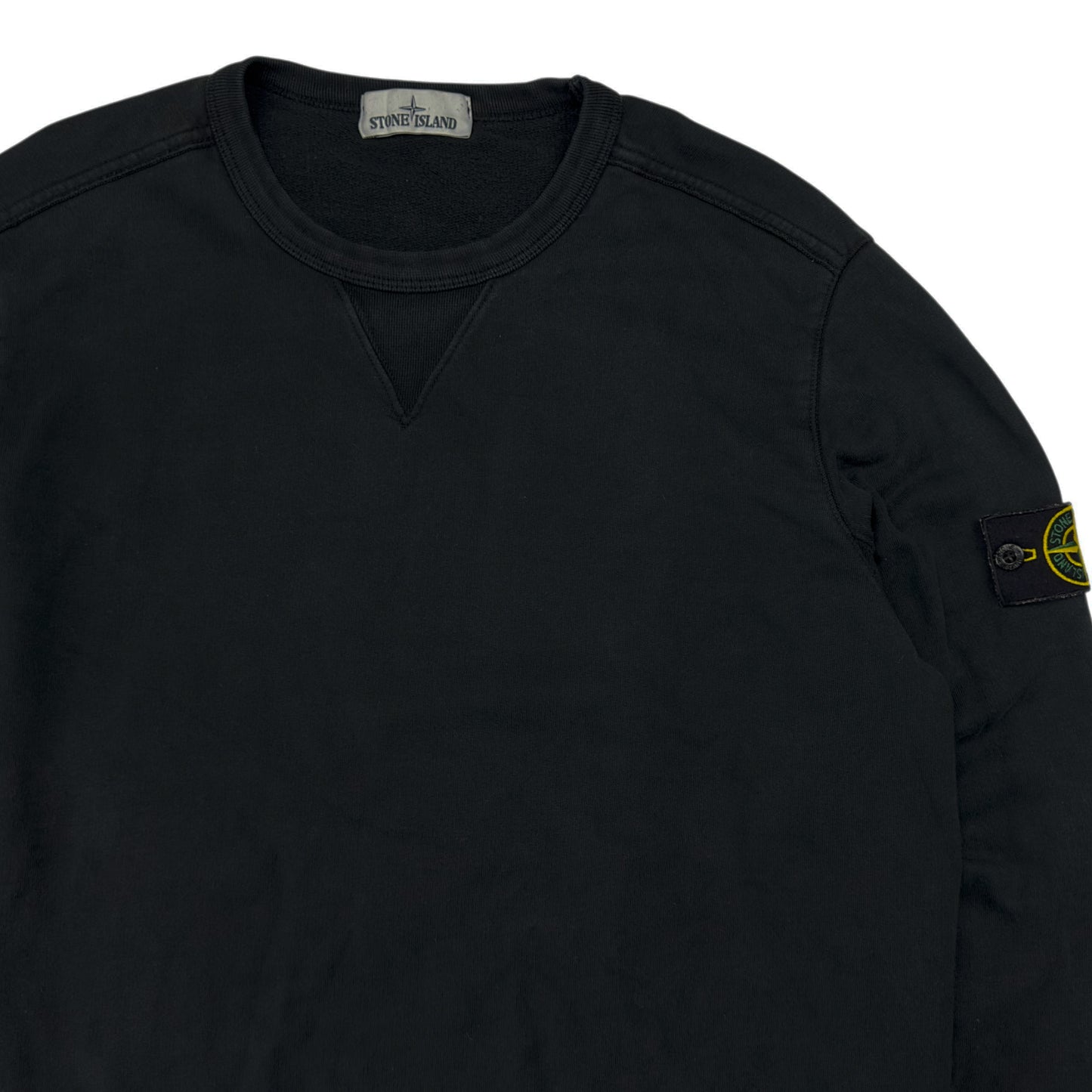 S/S 18 Stone Island Crewneck Sweater - Black