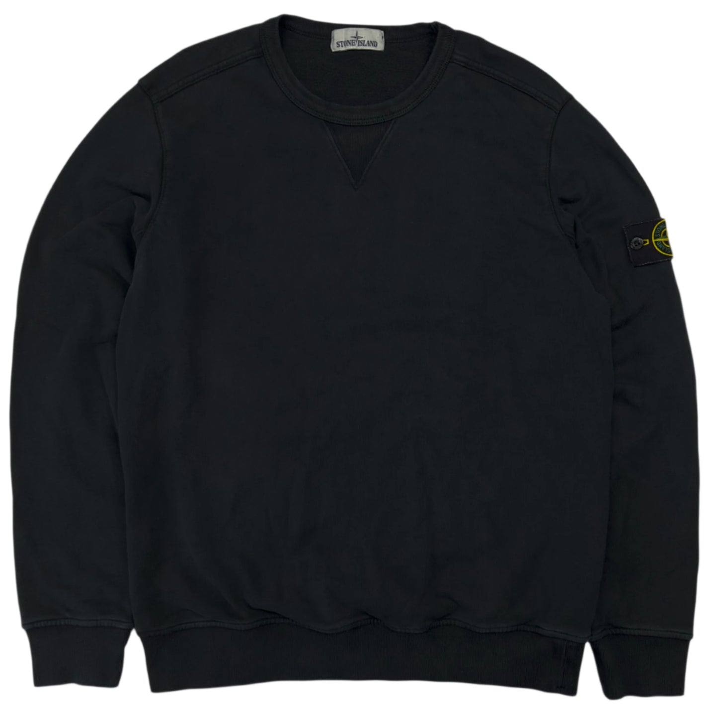 S/S 18 Stone Island Crewneck Sweater - Black