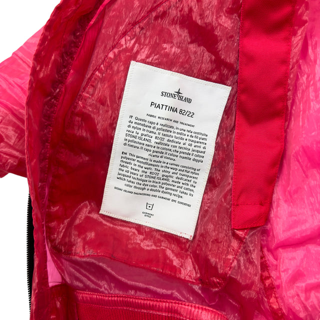 S/S 22 Stone Island Piattina 82/22 Garment Dyed Bomber Jacket