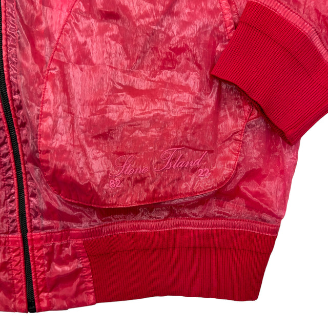 S/S 22 Stone Island Piattina 82/22 Garment Dyed Bomber Jacket