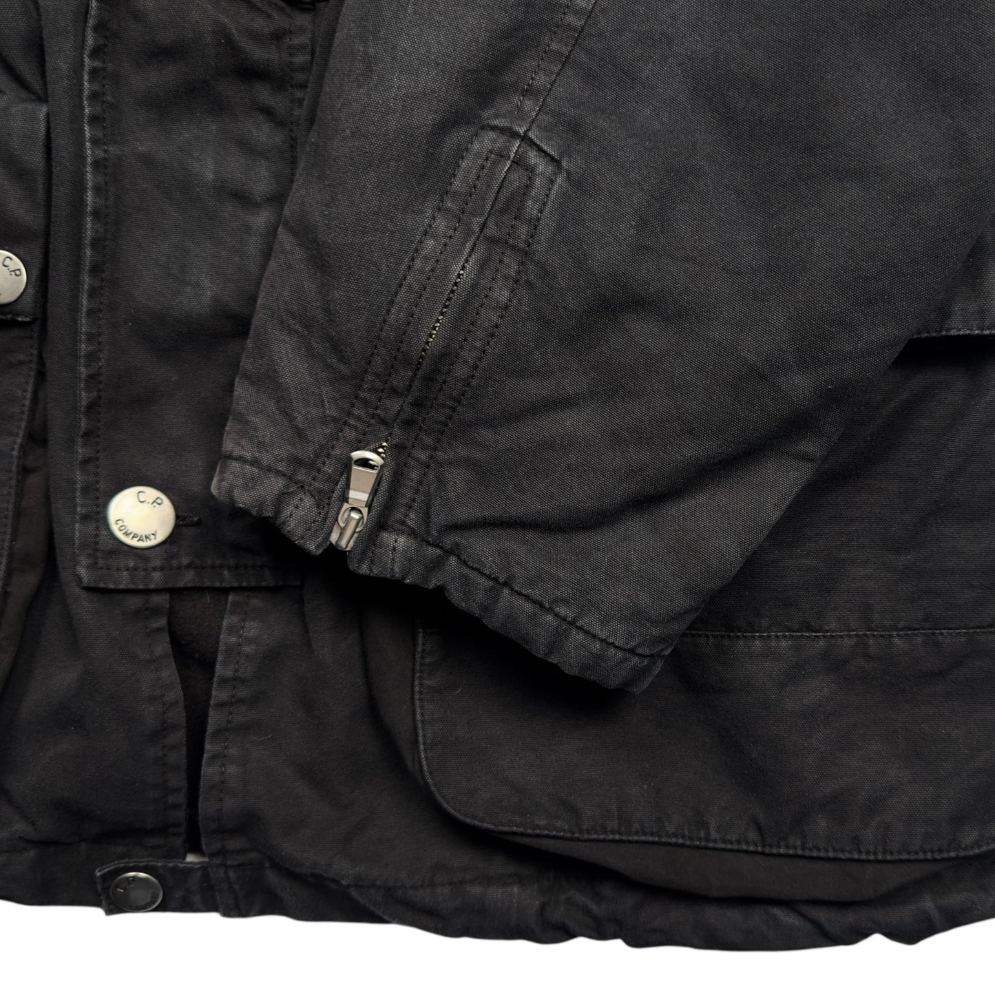 A/W 05 C.P. Company Half Leather Goggle Jacket