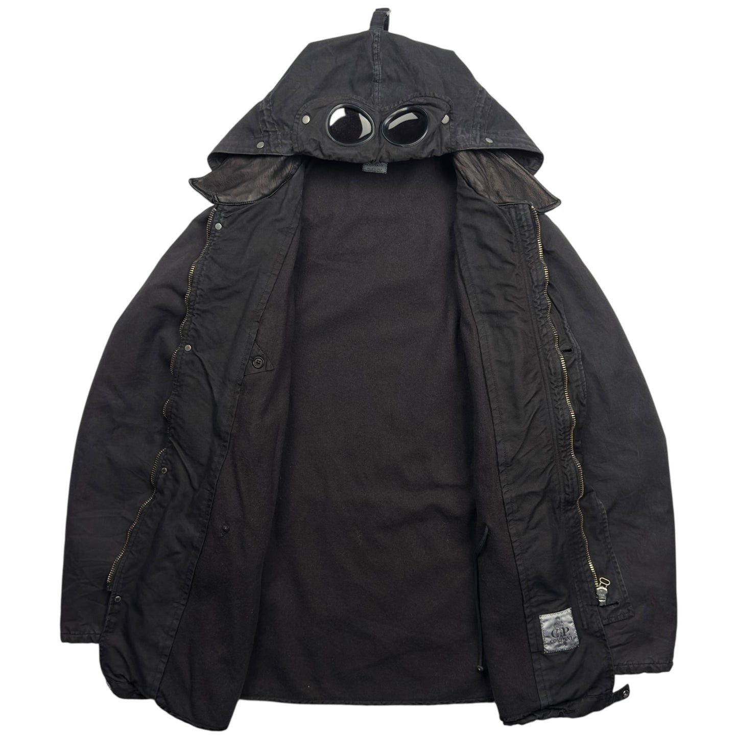 A/W 05 C.P. Company Half Leather Goggle Jacket