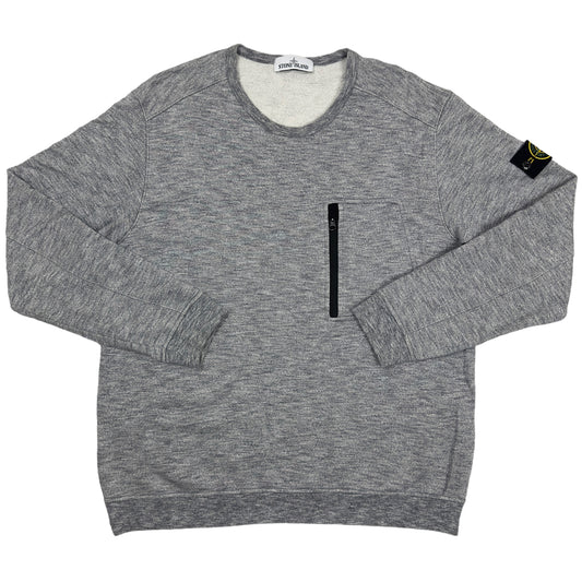 A/W 18 Stone Island Marl Pocket Sweater - Grey