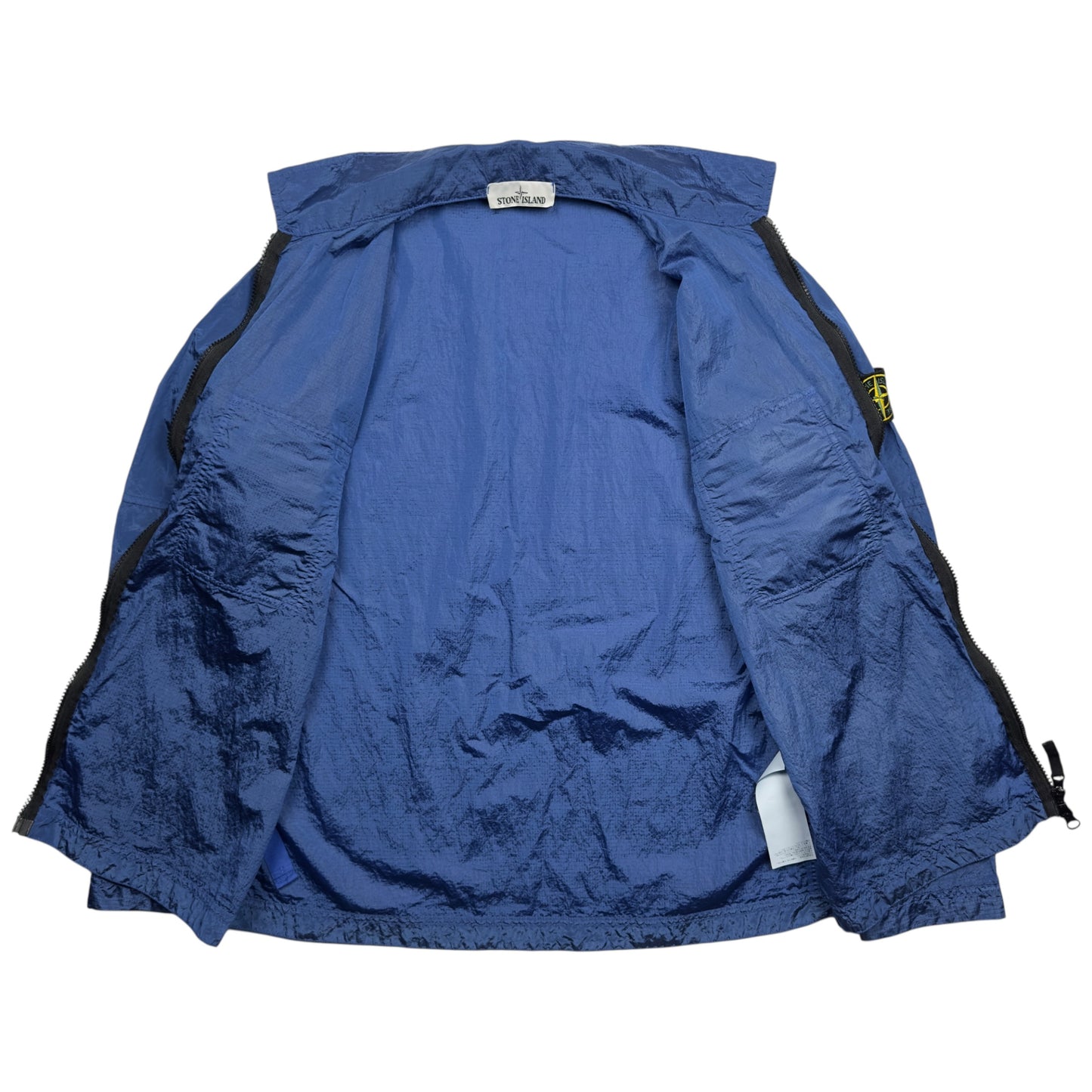 S/S 19 Stone Island Nylon Metal Ripstop Overshirt - Blue