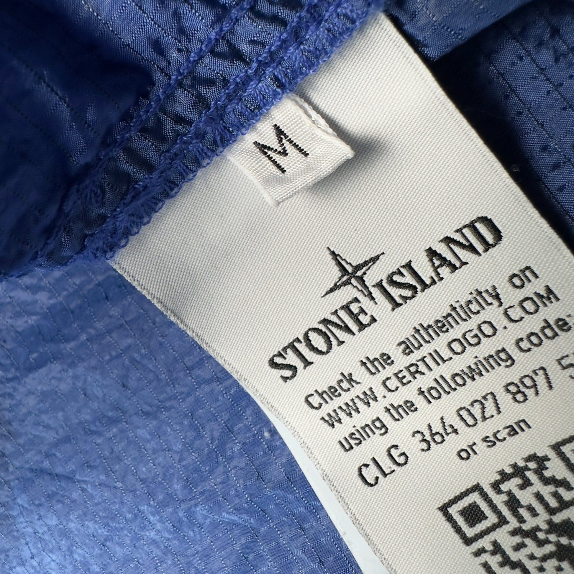 S/S 19 Stone Island Nylon Metal Ripstop Overshirt - Blue
