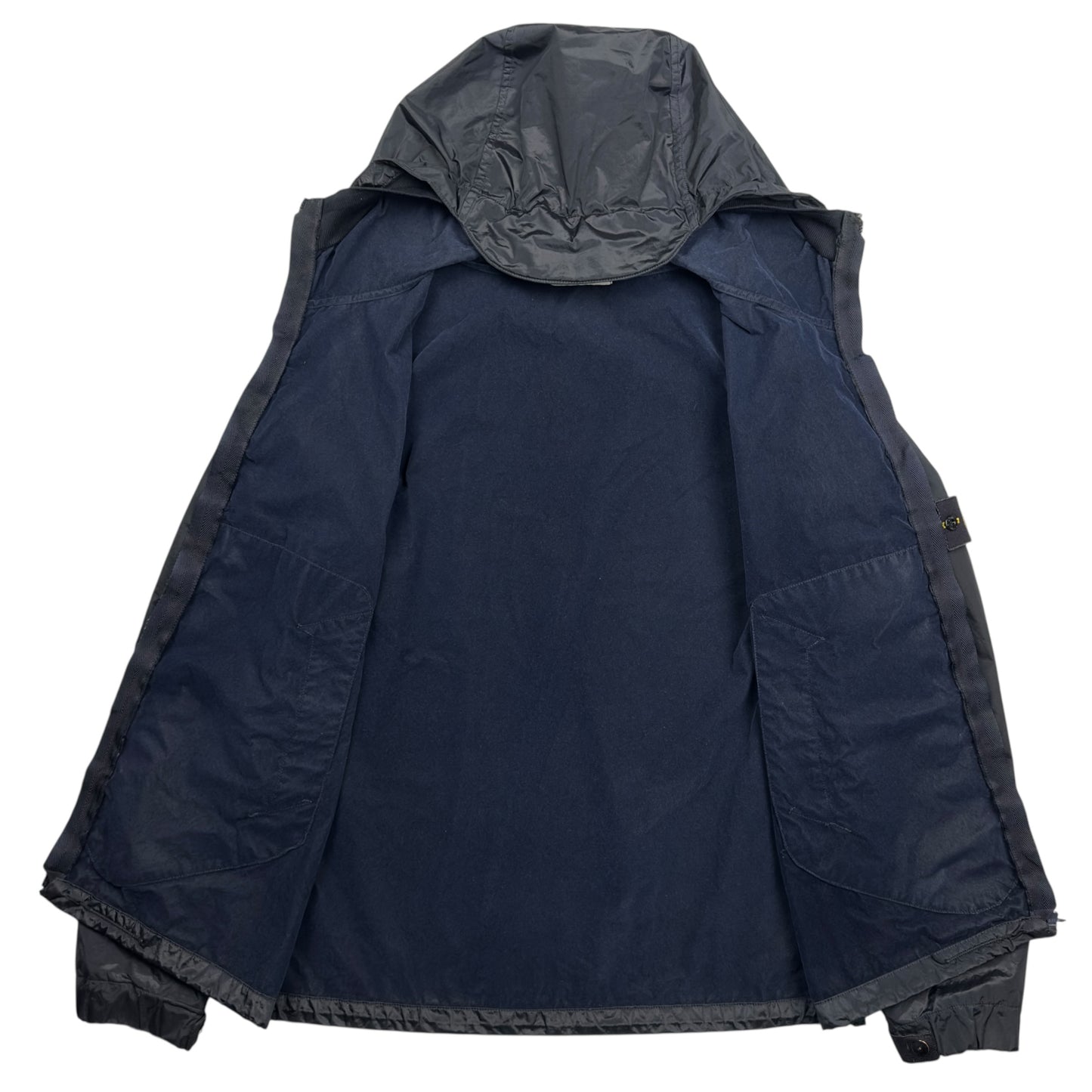 A/W 06 Stone Island Nylon Metal Flock Jacket - Navy
