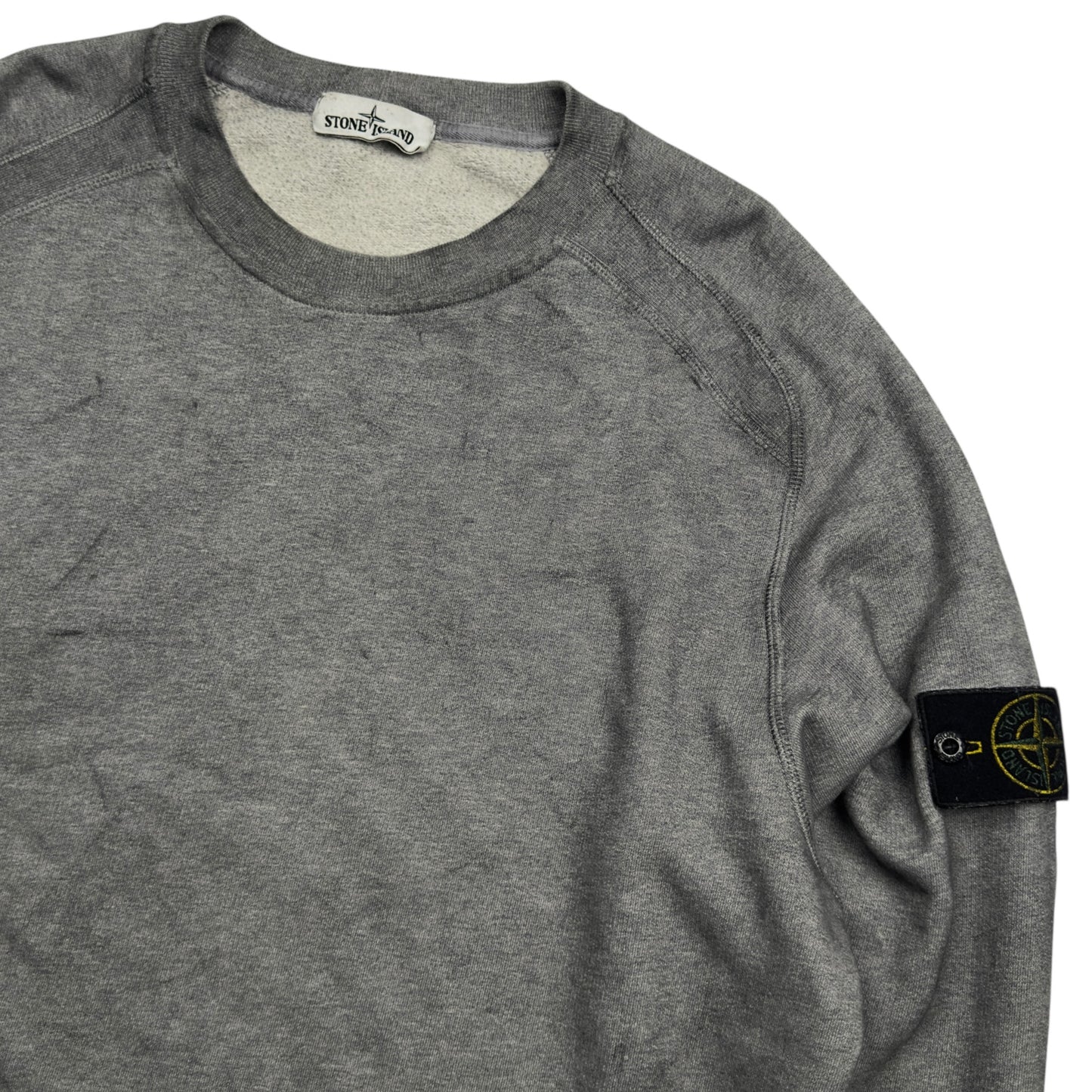 A/W 20 Stone Island Dust Colour Treatment Sweater - Grey